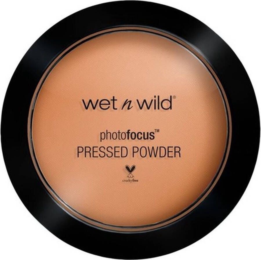 Wet N Wild Wet 'n Wild Photo Focus Pressed Powder 825C Tan Beige Gezichtspoeder Beige 7.5 g