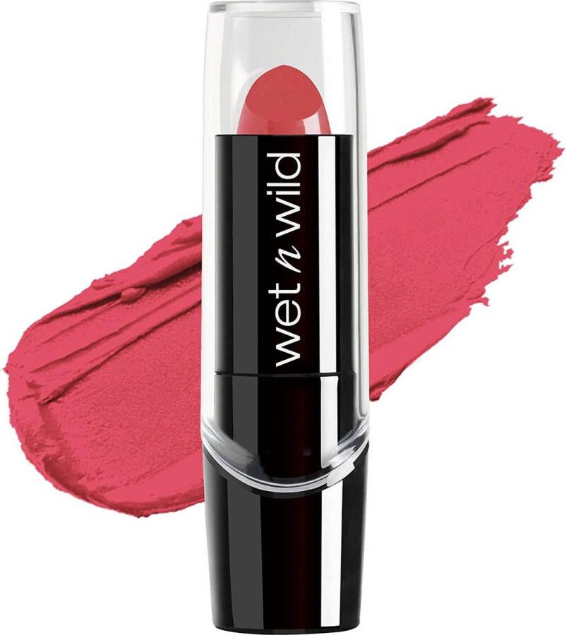 Wet N Wild Wet 'n Wild Silk Finish Lipstick 542B Hot Paris Pink Lippenstift Roze 3.6 g