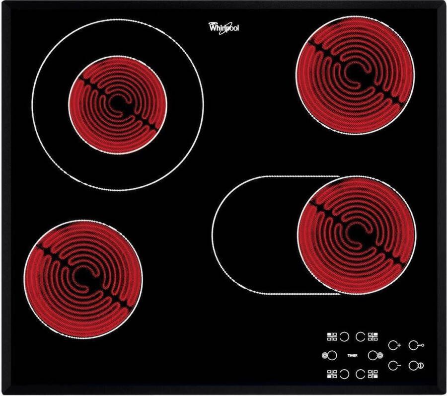 Whirlpool AKT 8210 BA Zwart Ingebouwd Keramisch 4 zone(s)