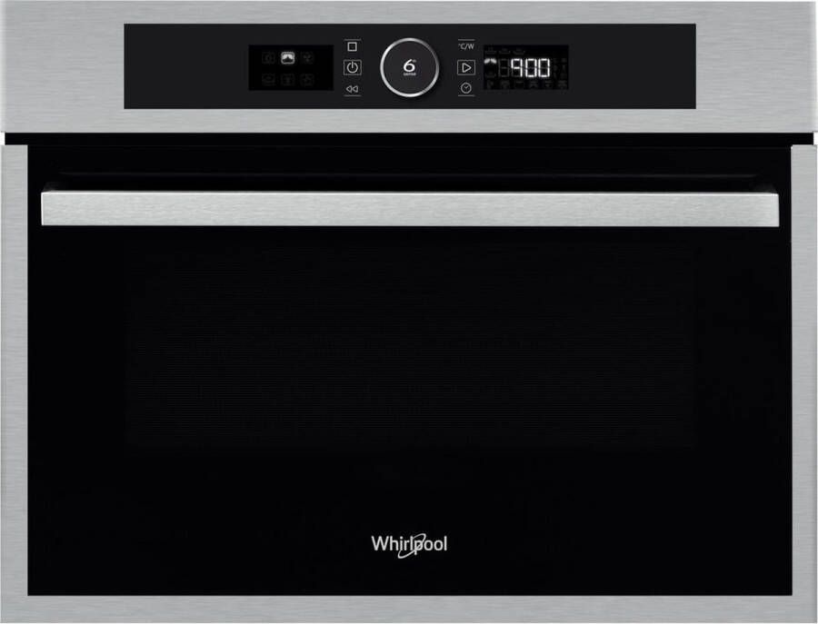 Whirlpool AMW 9607 IX Inbouw combimagnetron 45 cm nismaat