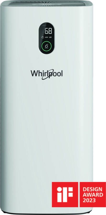 Whirlpool AP330W Luchtreiniger Air Purifier CADR 270 m³ u Luchtreinigers Met Hepa Filter Tot 36 m2 Wit