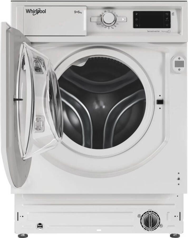 Whirlpool BI WDWG 961485 EU Inbouw was-droogcombinatie Wit