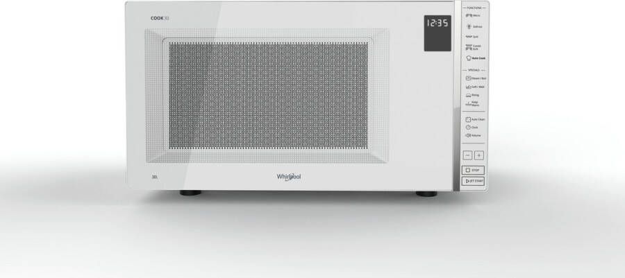 Whirlpool MWP304W Vrijstaande Magnetron Grill & Stoomboot COOK30 Wit 30L