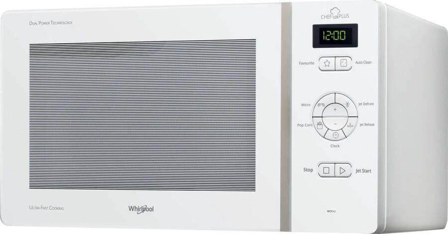 Whirlpool MCP 341 WH Aanrechtblad Solo-magnetron 25l 800W Wit