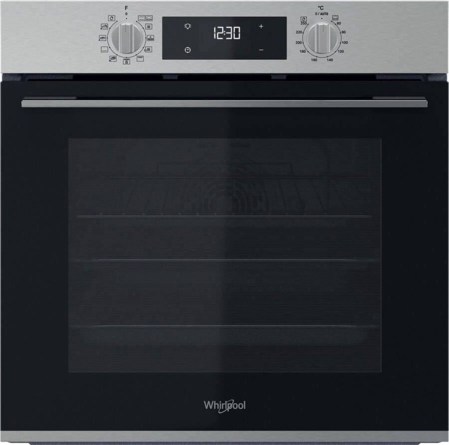 Whirlpool multifunctionele inbouwoven: roestvrij staalkleur OMK58HR0X