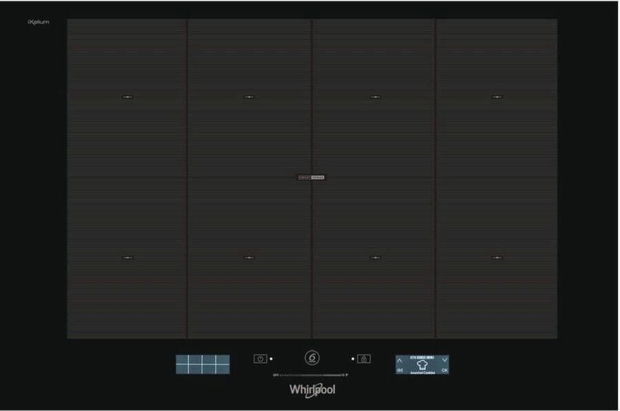 Whirlpool SMP 778 C NE IXL Inductie inbouwkookplaat Zwart