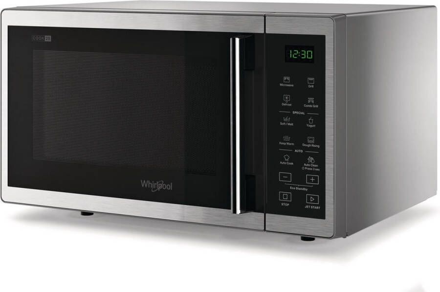 Whirlpool Microgolf Cook25 25L 900W Grill MWP253SX | Microgolfovens | Keuken&Koken Microgolf&Ovens | 8003437861536