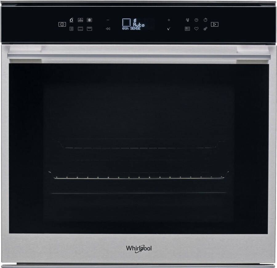 Whirlpool W7 OM4 4S1 P 73 l A+ Zwart Roestvrijstaal