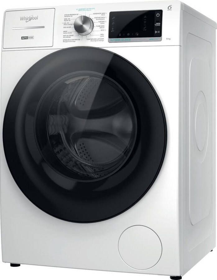 Whirlpool W8 W946WB BE vrijstaande wasmachine: 9 0 kg 1400 toeren