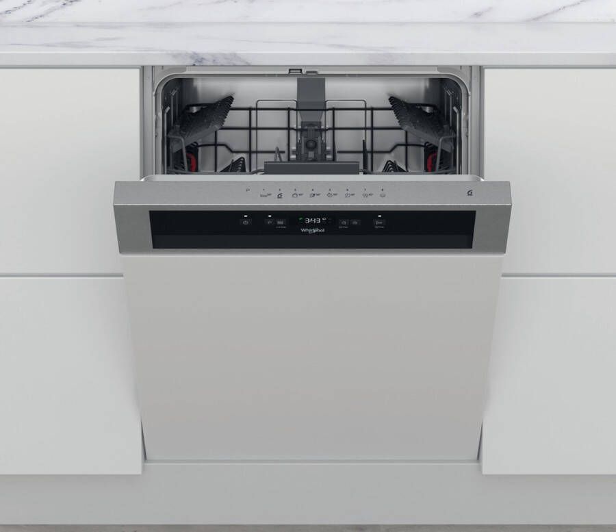 Whirlpool WBC 3C26 X Half geïntegreerde vaatwasser