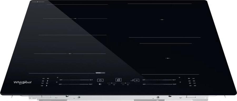 Whirlpool Inductiekookplaat Model WF S3660 CPNE Inbouw 59 cm 4 zones FlexiSide Zwart