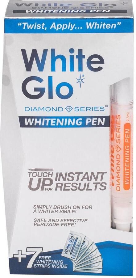 White Glo Diamond Series Whitening Pen Set For Easy And Safe Teeth Whitening