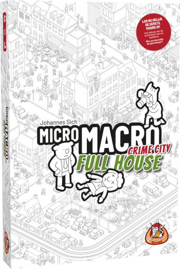 White Goblin Games Micromacro: Crime City Full House- Kaartspel Coöpspel Nederlandstalige editie