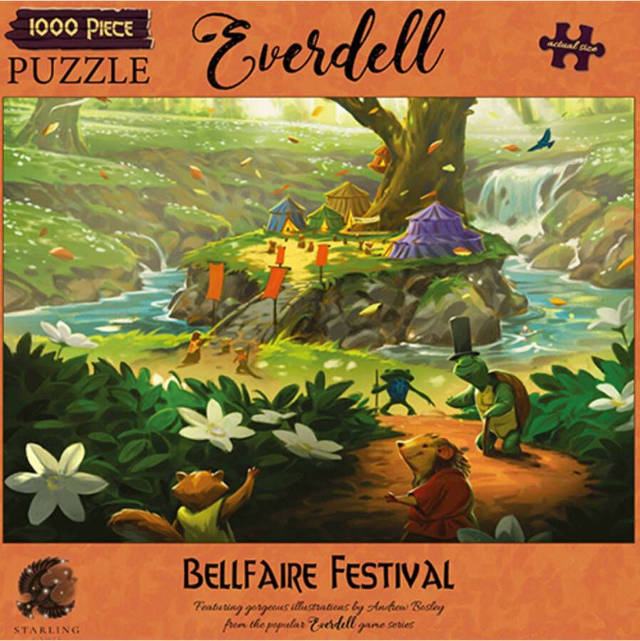 White Goblin Games Everdell Puzzel: Bellfaire Festival