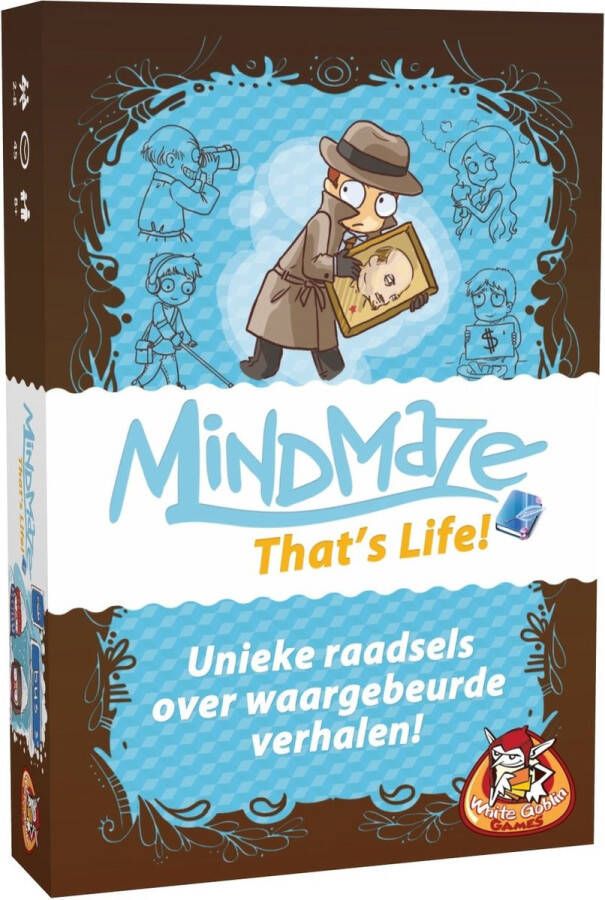 White Goblin Games gezelschapsspel Mindmaze: That&apos;s Life (NL)