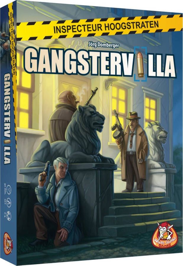 White Goblin Games Inspecteur Hoogstraten: Gangstervilla Kaartspel