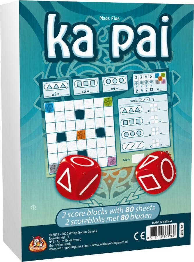 White Goblin Games Ka Pai Bloks (extra scorebloks) uitbreiding