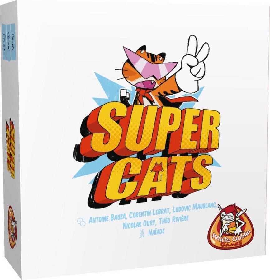 White Goblin Games Kaartspel Supercats Junior Karton 50 Kaarten