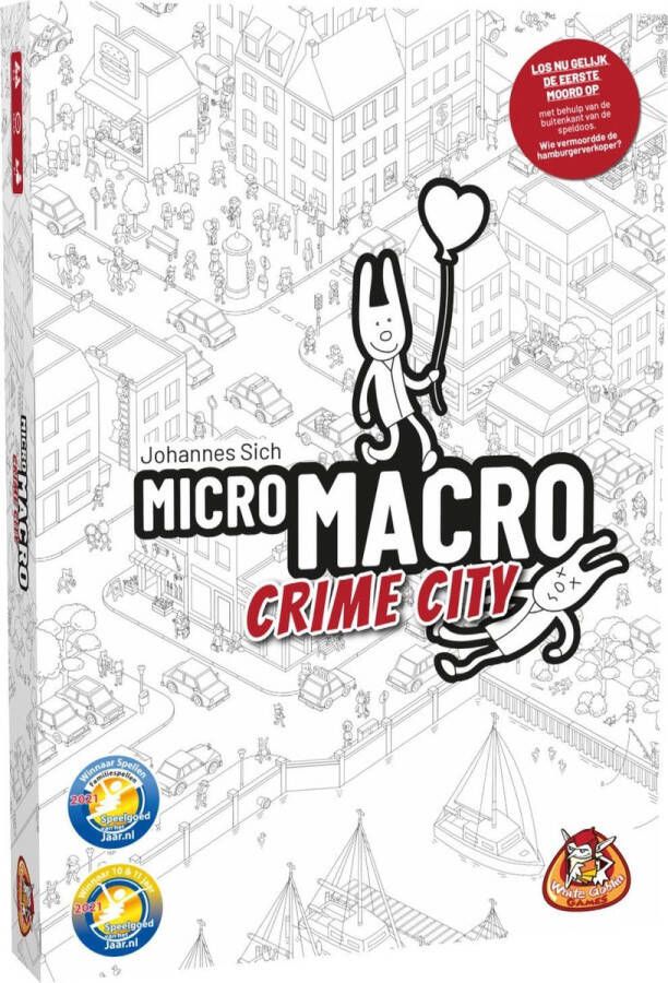 White Goblin Games Micromacro Crime City Kaartspel Coöpspel Nederlandstalige editie