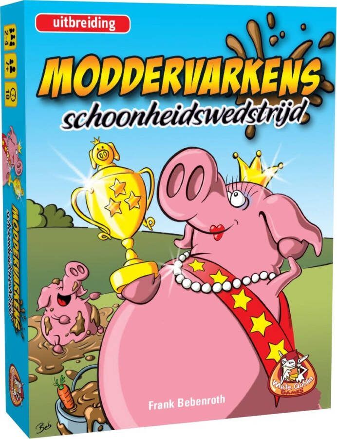 White Goblin Games kaartspel Moddervarkens: schoonheidswedstrijd 7+