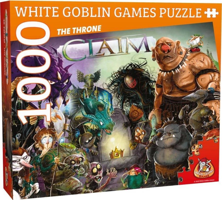 White Goblin Games Puzzel 1000 Stukjes Volwassenen Legpuzzel Claim 2 Puzzel 1000 Stukjes