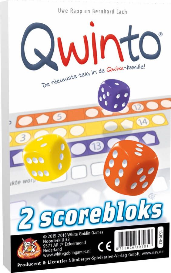 White Goblin Games Qwinto Bloks scoreblocks