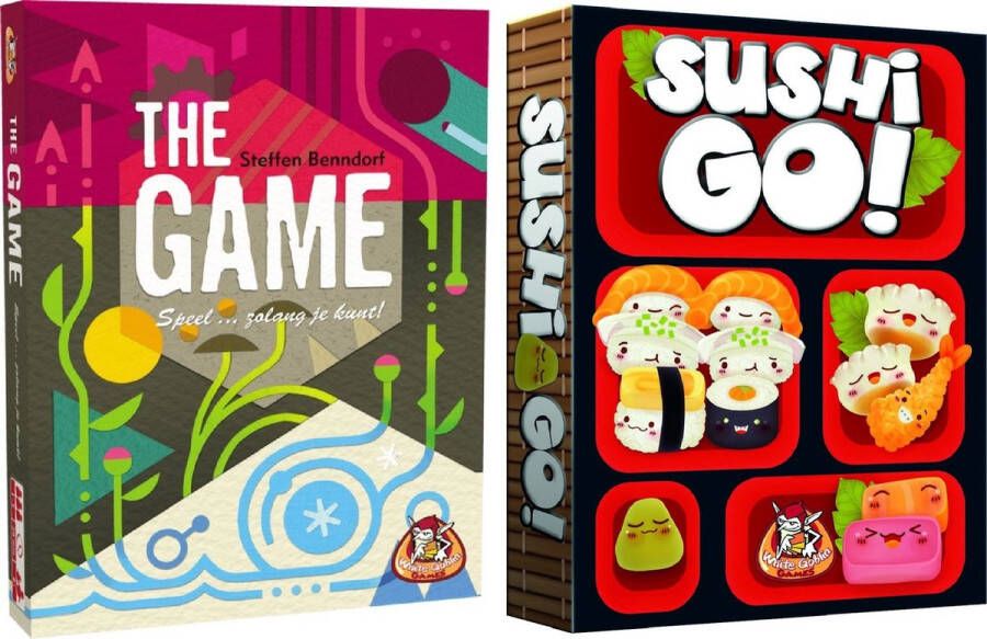 White Goblin Games WGG Sushi Go en The Game New Artwork Spellenset