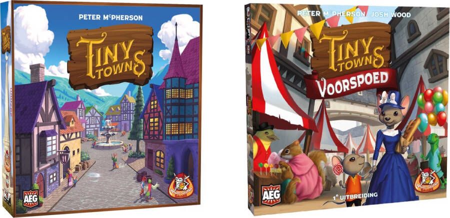 White Goblin Games WGG Tiny Towns met uitbreiding Tiny Towns Voorspoed