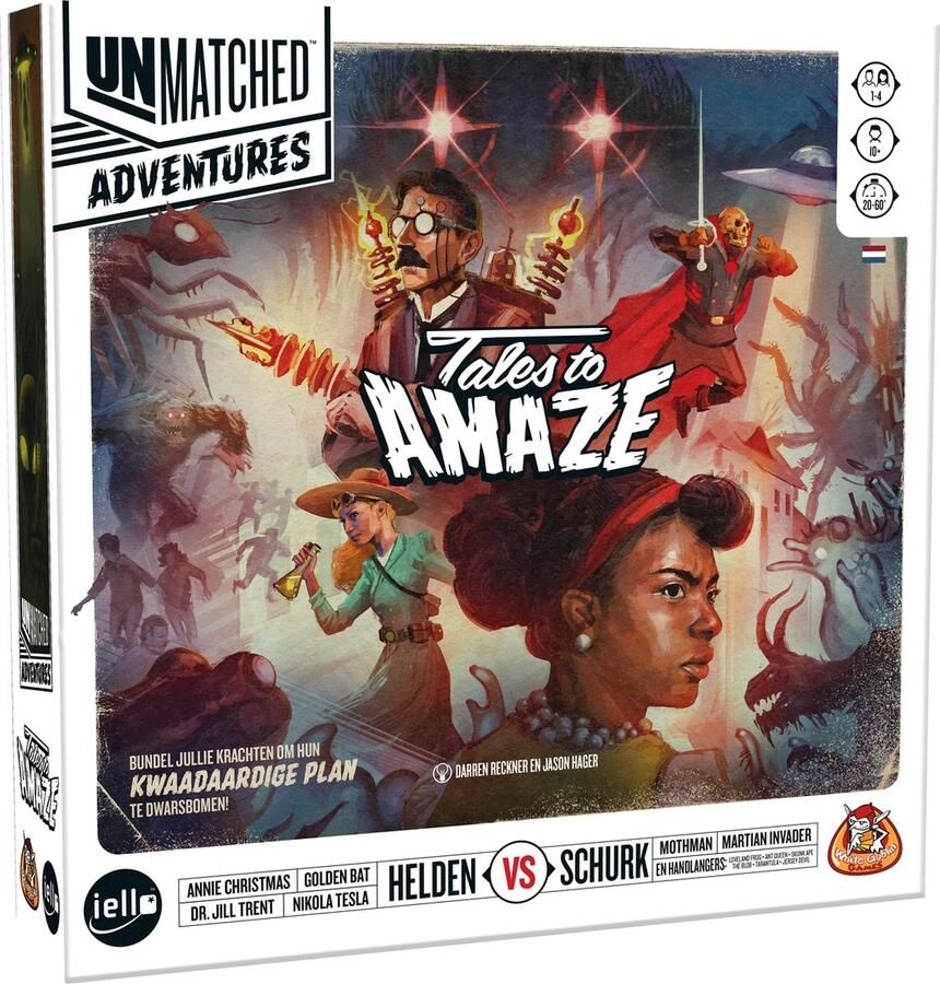 White Goblin Games Unmatched Adventures: Tales to Amaze Bordspel