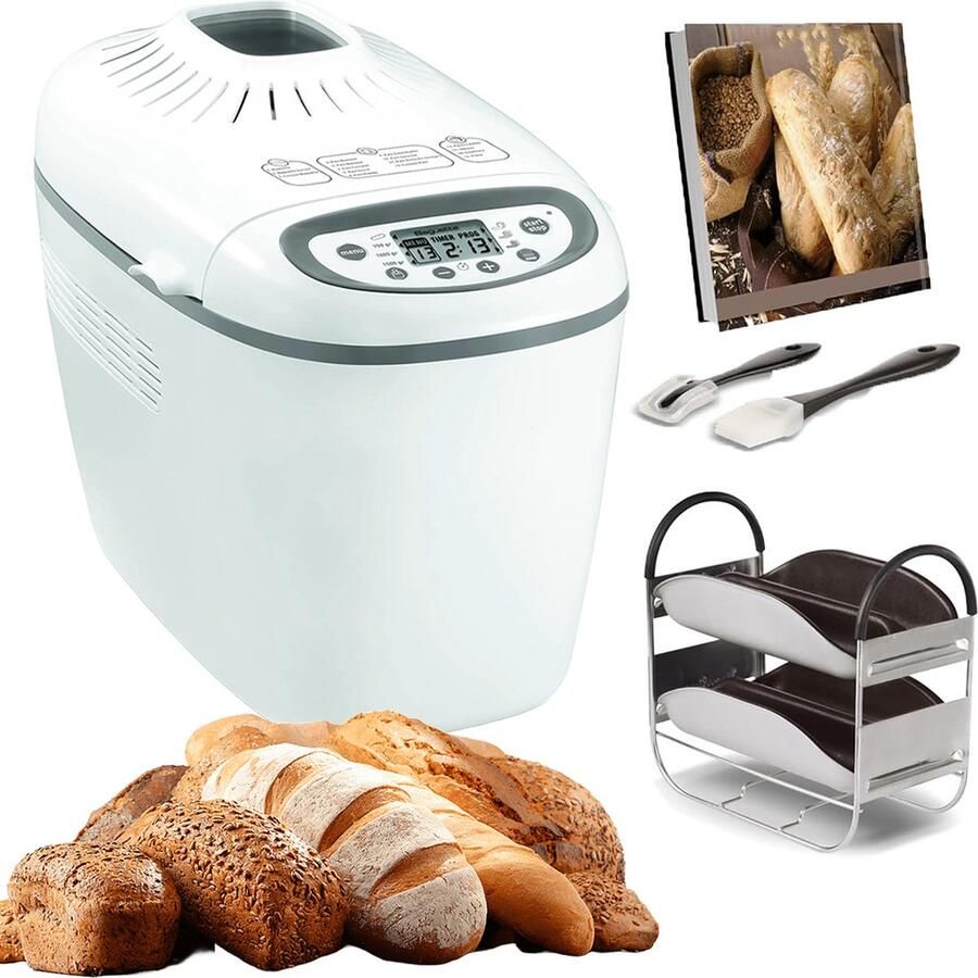 White-label Luxe Broodbakmachine Broodsnijmachine Broodbakmachines Wit