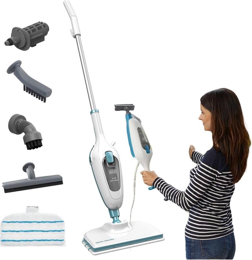White-label Stoomreiniger Tapijtreiniger Reinigingsmachine Vlekkenreiniger Wit met Blauw