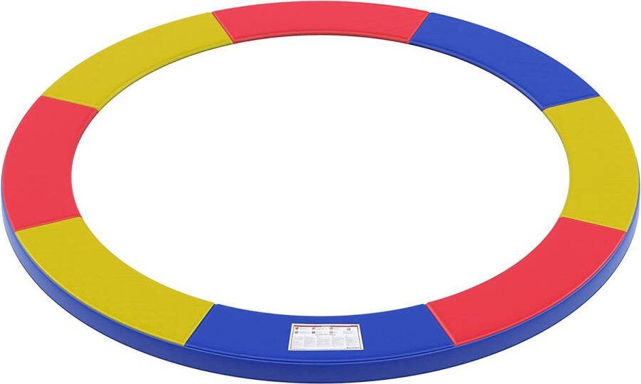 Trampolinerand Kleurrijk 183x30x12 cm Ø 366 cm