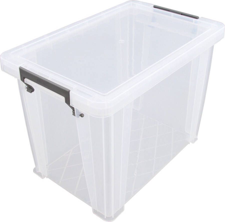 Whitefurze Opbergbox 18 5 liter Transparant 40 x 26 x 29 cm