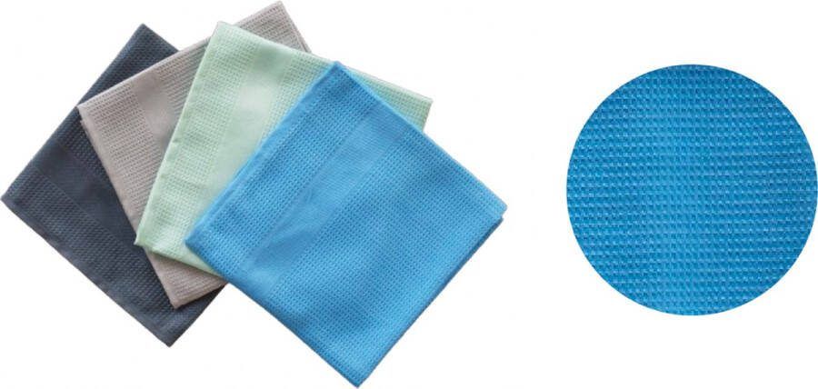 Wholetrader Microvezeldoekjes – 4 stuks – Raamdoeken – Schoonmaakdoekjes – Raamdoeken streepvrij – Microvezeldoeken – Reinigingsdoekjes – Spiegeldoeken – Auto droogdoek – Auto schoonmaak – 60 x 40cm