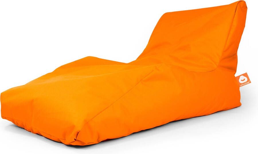 Whoober loungestoel zitzak Bali XL outdoor oranje Wasbaar Voor binnen en buiten