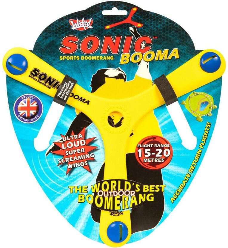 Wicked boomerang Sonic Booma 29 6 cm schuim geel