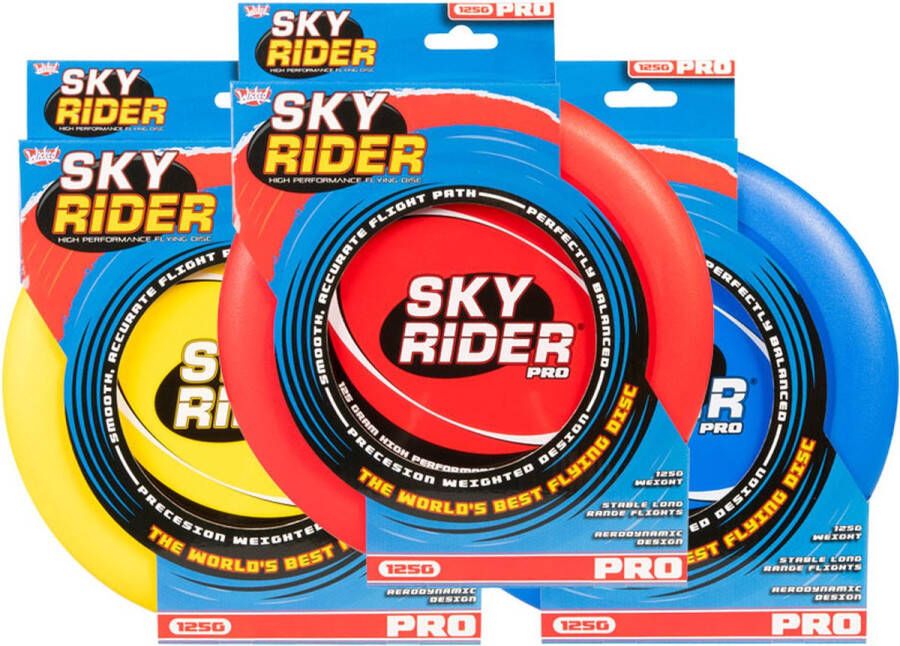 Wicked frisbee Sky Rider Sport 28 cm rood 125 gram