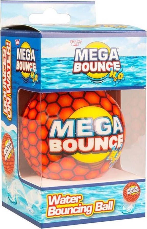 Wicked Stuiterbal Mega Bounce H2o 13 Cm Rubber assorti levering