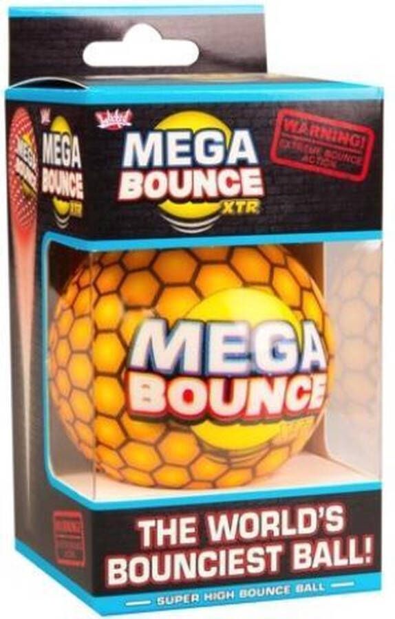Wicked Stuiterbal Mega Bounce Xtr 7 Cm Geel 68 Gram