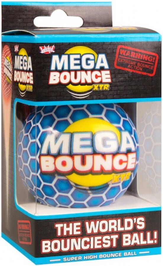 Wicked Stuiterbal Mega Bounce Xtr 7 Cm Rubber assorti