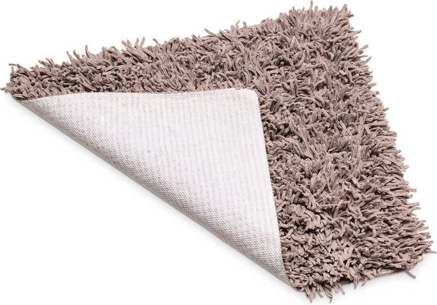 Wicotex Tapis De Bidet Tapis De Toilette Tapis Wc Classique Pur Excellent Taupe Fond Antidérapant