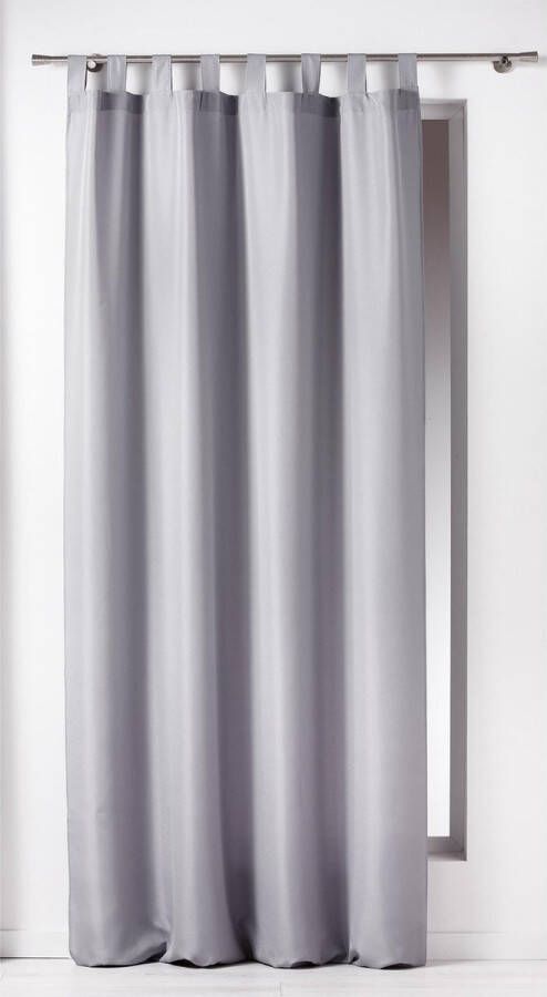 Wicotex Gordijnen-Kant en klaar- met ophanglus 140x260cm uni polyester licht grijs
