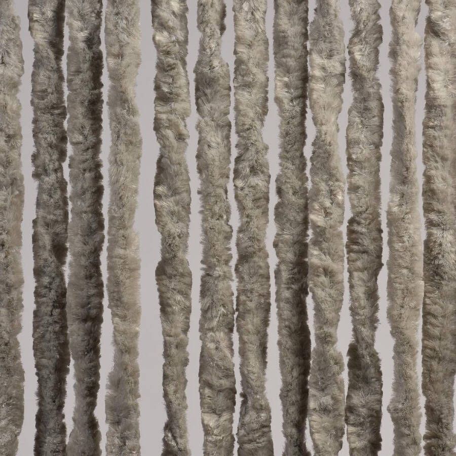 Wicotex Luxe Kattenstaart Vliegengordijn 90 x 220cm Grijs