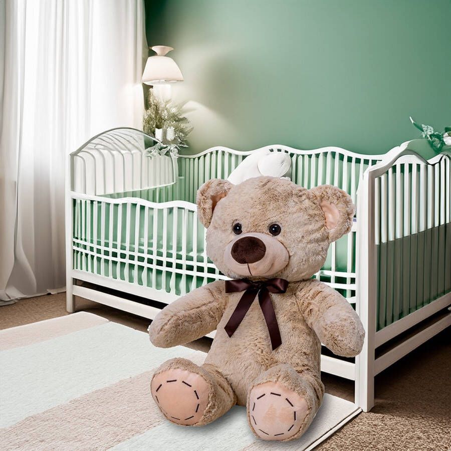 Wicotex -Teddybeer 100cm-Knuffelbeer- Knuffeldier-Speelgoed Beer kinderen-Beer-Pluche-Handgemaakt-Grote XL Teddybeer