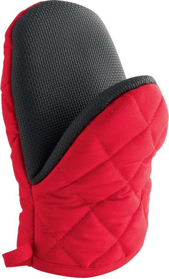 Wicotex Ovenhandschoen met neoprene grip rood