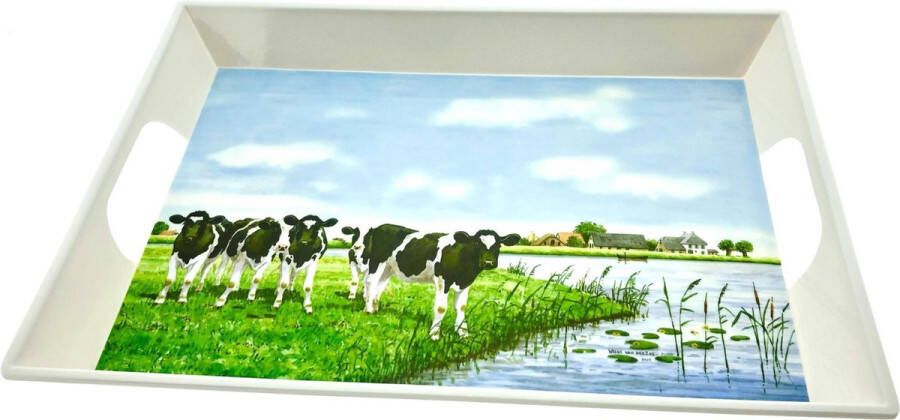 Wiebe van der Zee Dienblad Koeien Landelijk - 40 x 30 cm