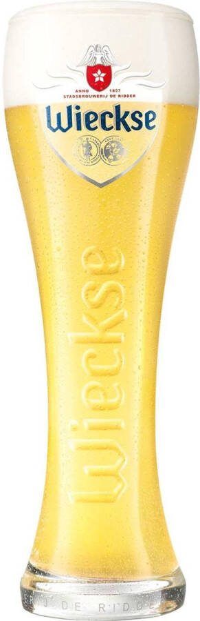 Wieckse Witte Bierglazen 25 cl 6 Stuks