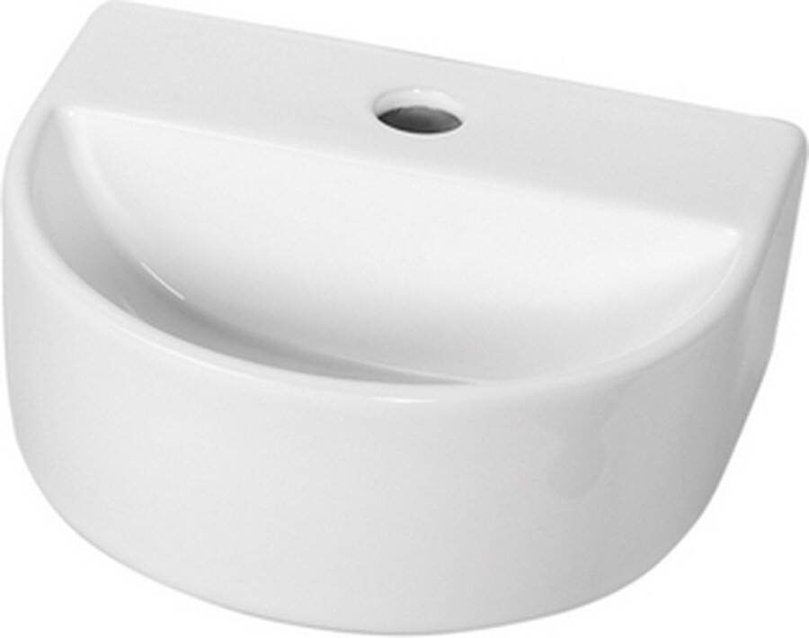 Wiesbaden Lara fontein 30x25x12cm halfrond wit