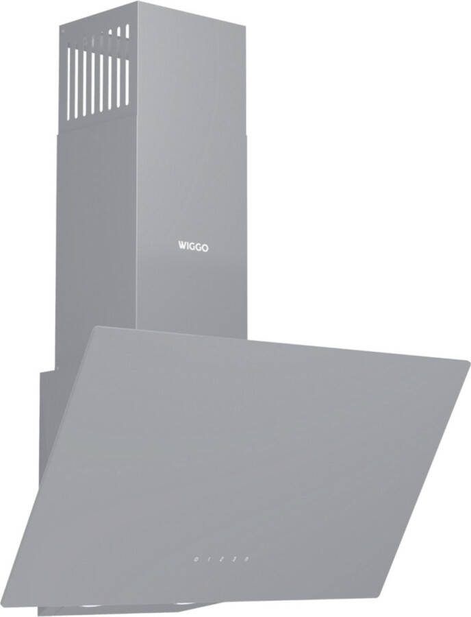 Wiggo WE-A941G(G)- Schuine Afzuigkap 90cm Grijs Glas