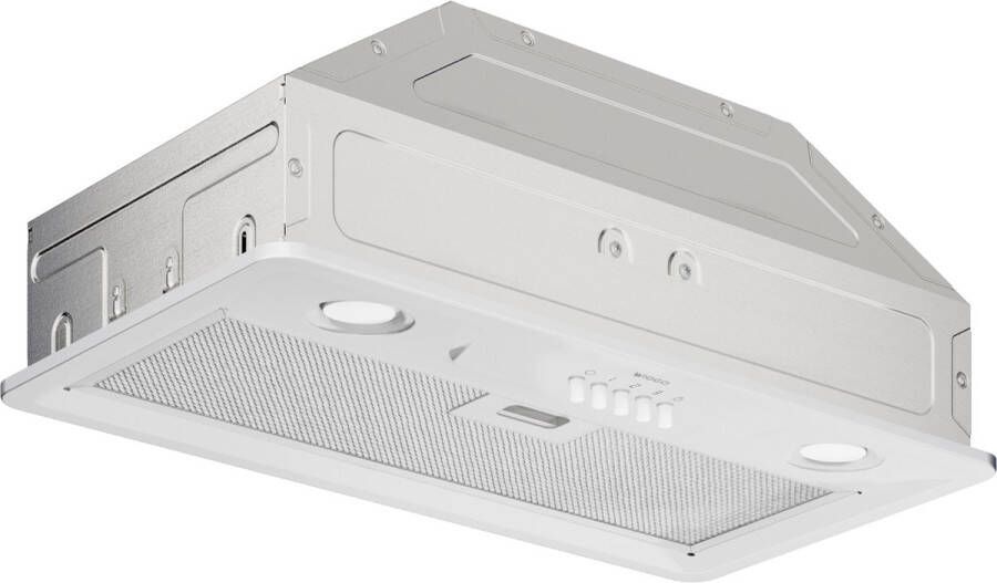 Wiggo WE-D631B(W) Inbouw Afzuigkap 60cm 300m³ h 3 standen Energieklasse D Wit Koolstoffilters meegeleverd